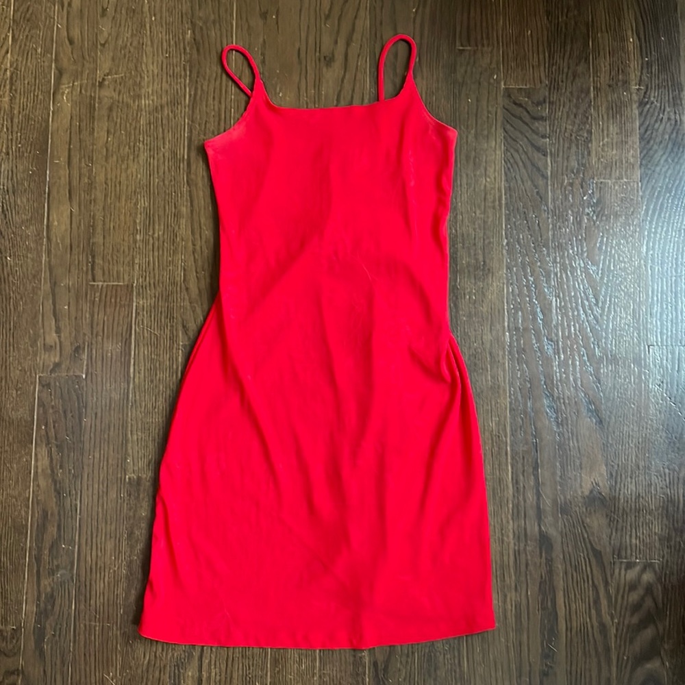 90’s red mini dress